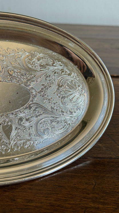Small Oval Silver Trinket Dish - Silverware Products