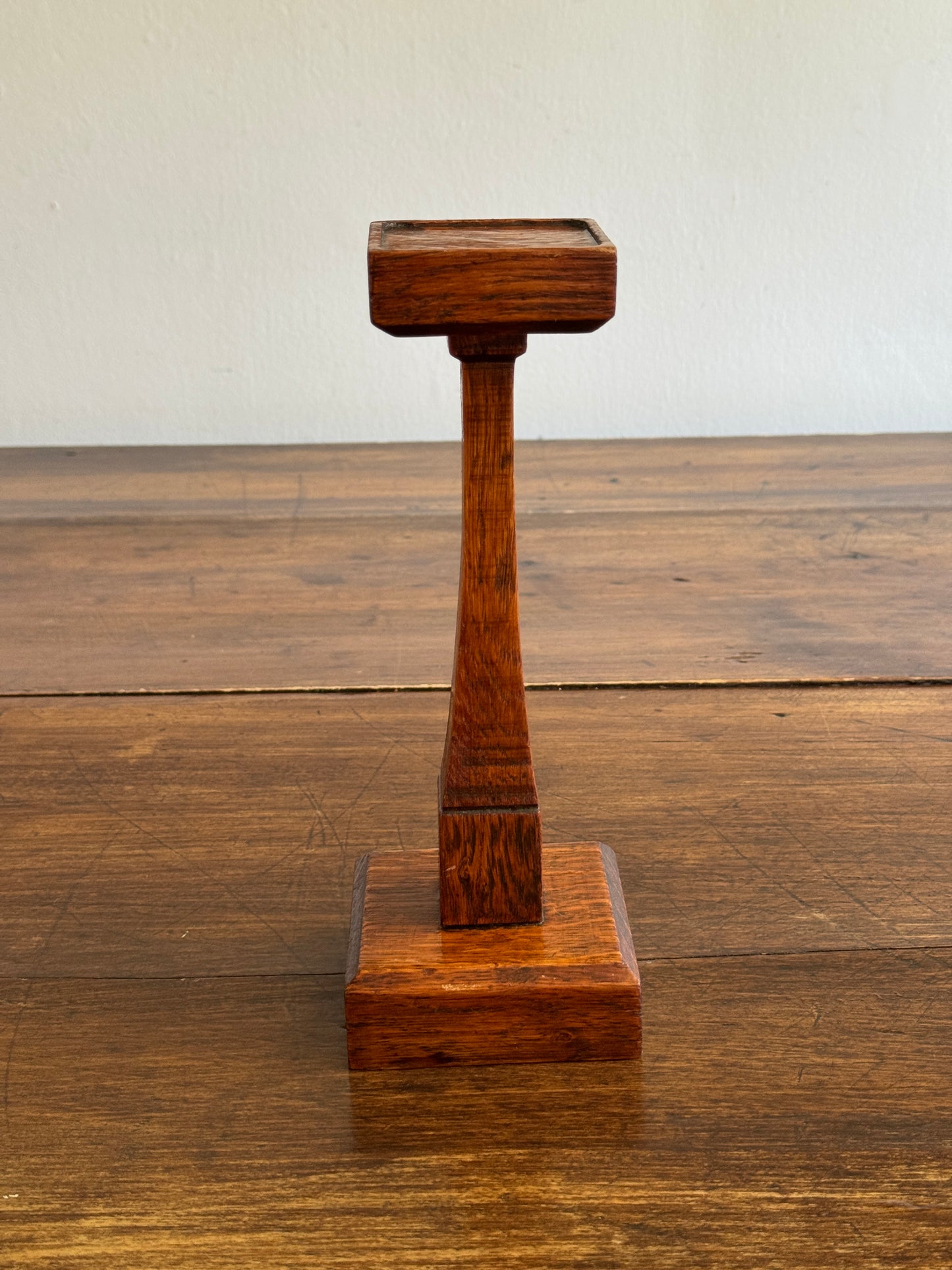 Hand Crafted Wood Display Stand - Squared Hat Stand