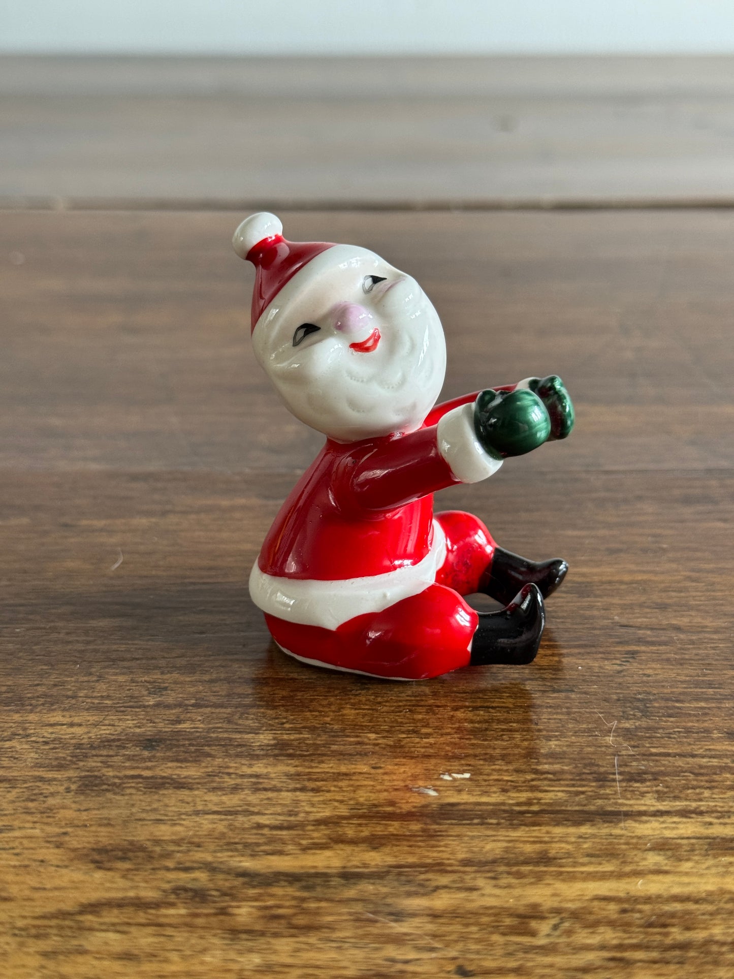 Vintage Holt Howard Santa Candle Hugger - Condition Issues