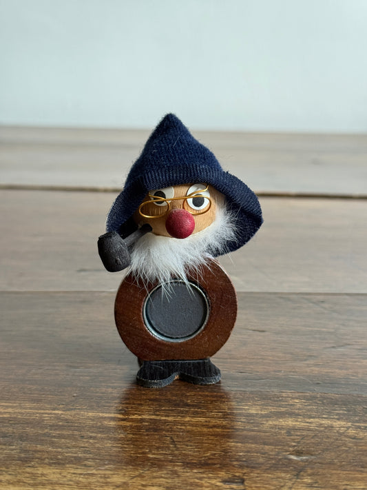 Magnetic Paperclip Holder Mini Wood Figurine