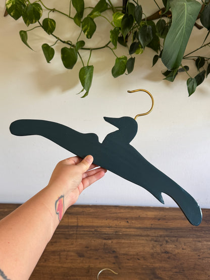 Set of Three Painted Wood Duck Hangers