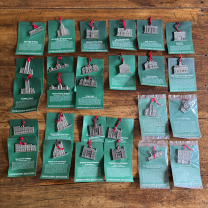 PICK ONE: Kingston Pewter Ornaments of Local Landmarks
