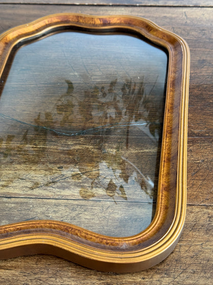 PICK ONE - Antique Photo Frame with Original Curved Glass Fronts