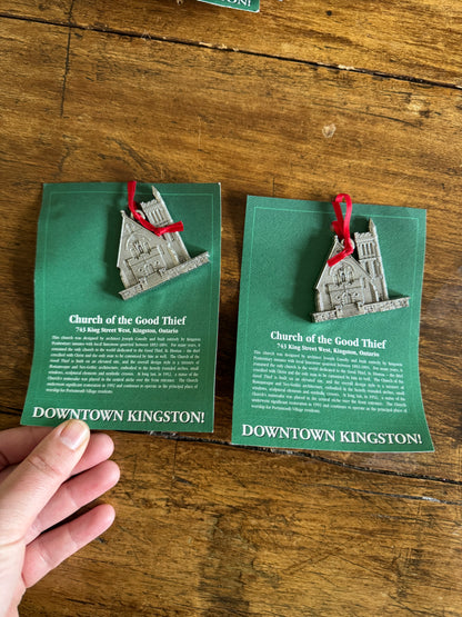 PICK ONE: Kingston Pewter Ornaments of Local Landmarks