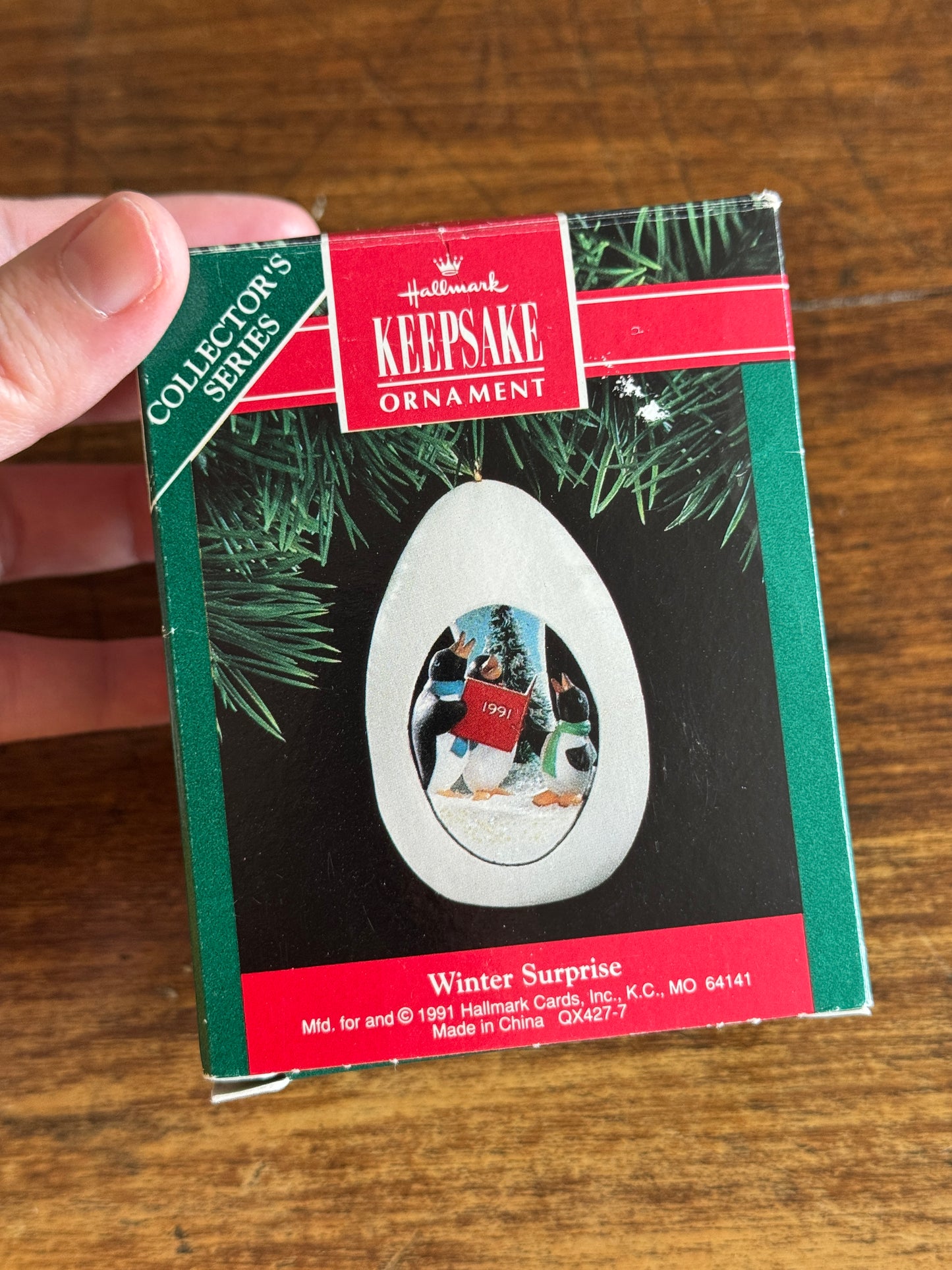PICK ONE Penguin Ornament by Hallmark Collector's Series 1989, 1990, 1991 or 1992