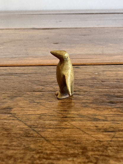 Vintage Micro Mini Brass Penguin Made in Austria