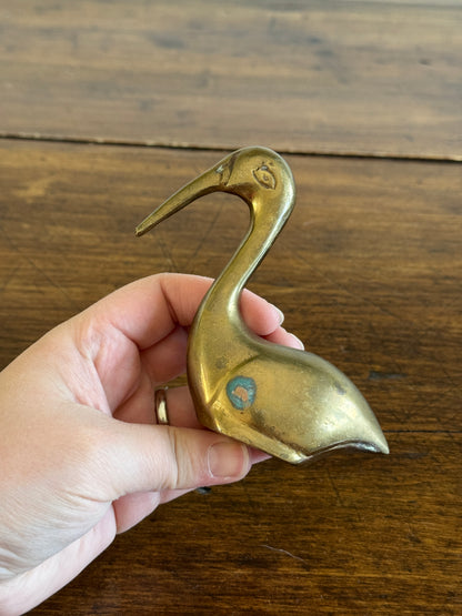 Vintage Long Beak Bird Figurine
