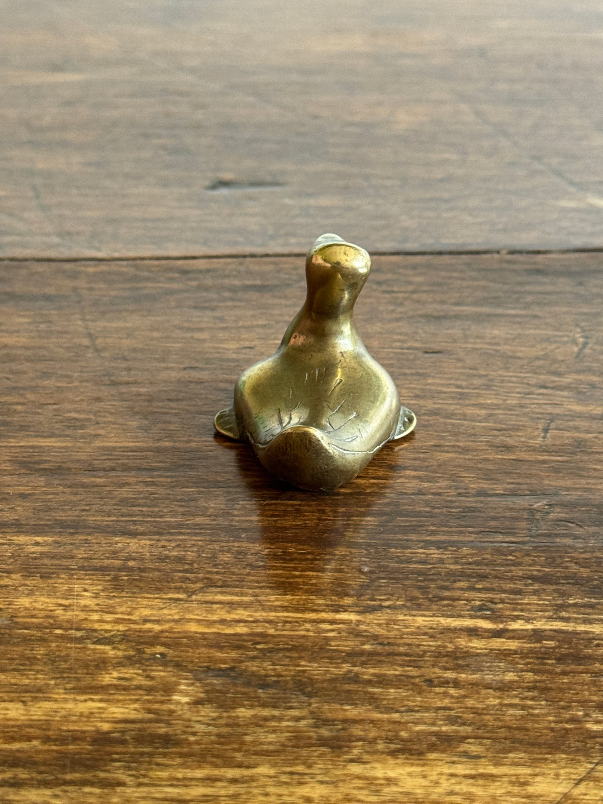 Miniature Brass Bird Figurine - Brass Duck/Swan Mini