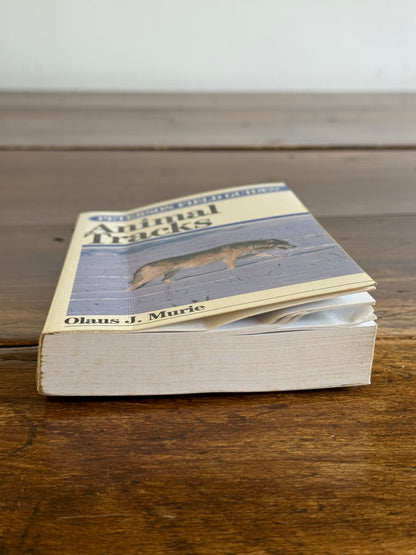 Peterson Field Guide Animal Tracks Guide Book by Olaus J. Murie - Second Edition Printed USA