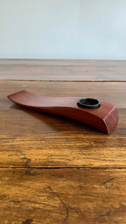 Simple Wooden Ikebana Pin Frog Vase