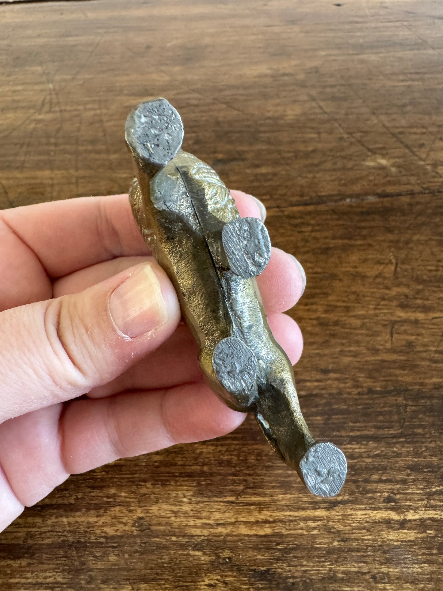Small Vintage Brass Lion Figurine