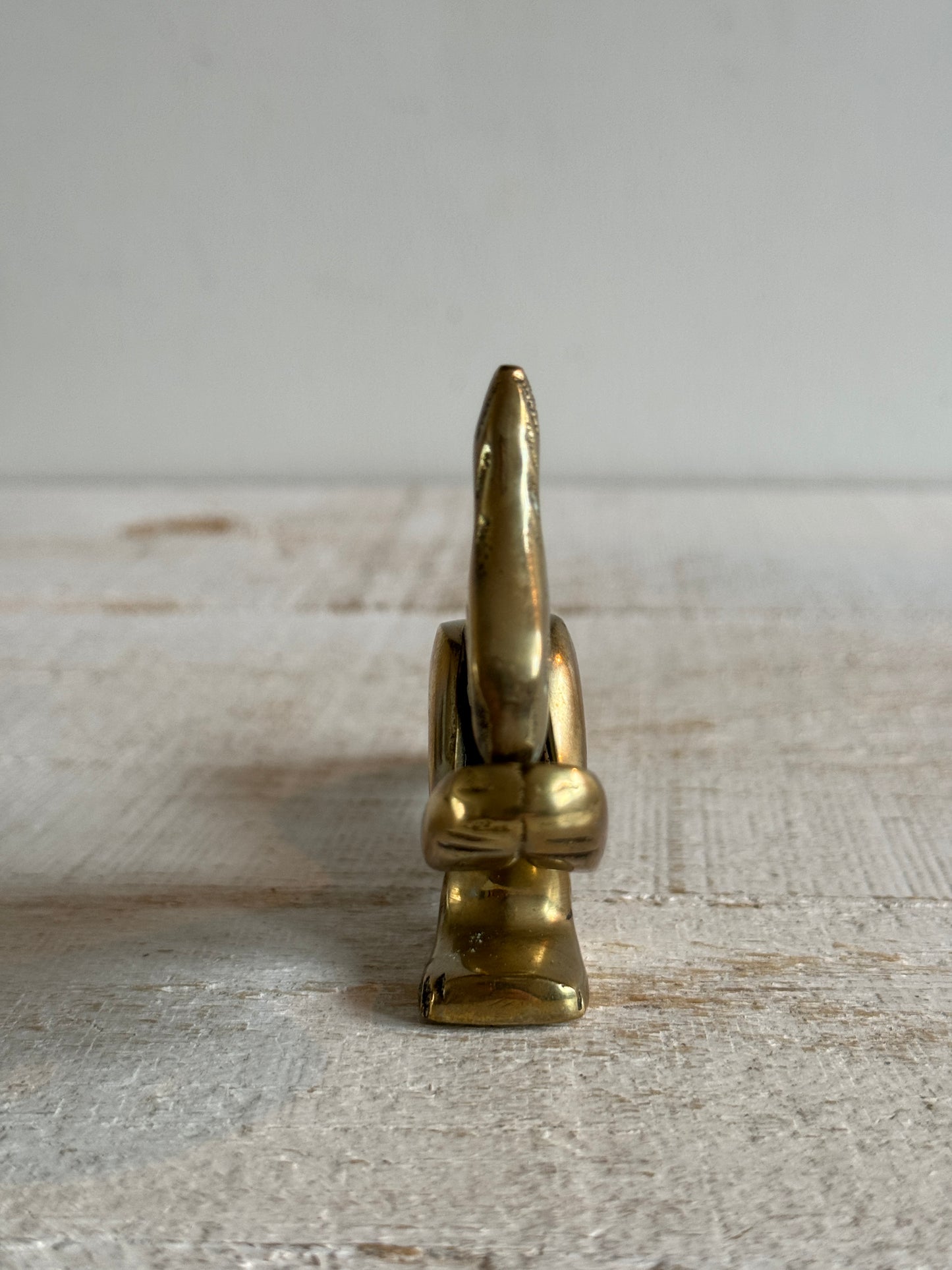 Vintage Brass Squirrel Nut Cracker - Cottage Nut Pressure Cracker