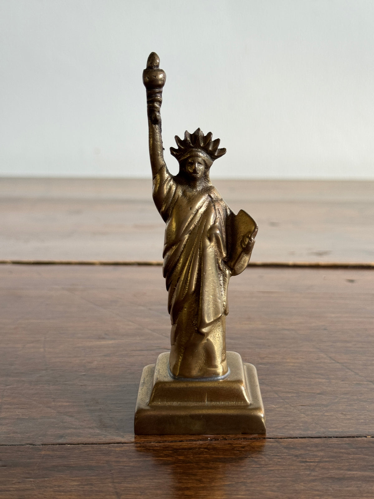Brass Lady Liberty Statue - Brass Statue of Liberty Figurine