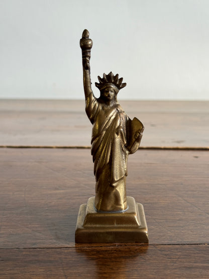 Brass Lady Liberty Statue - Brass Statue of Liberty Figurine