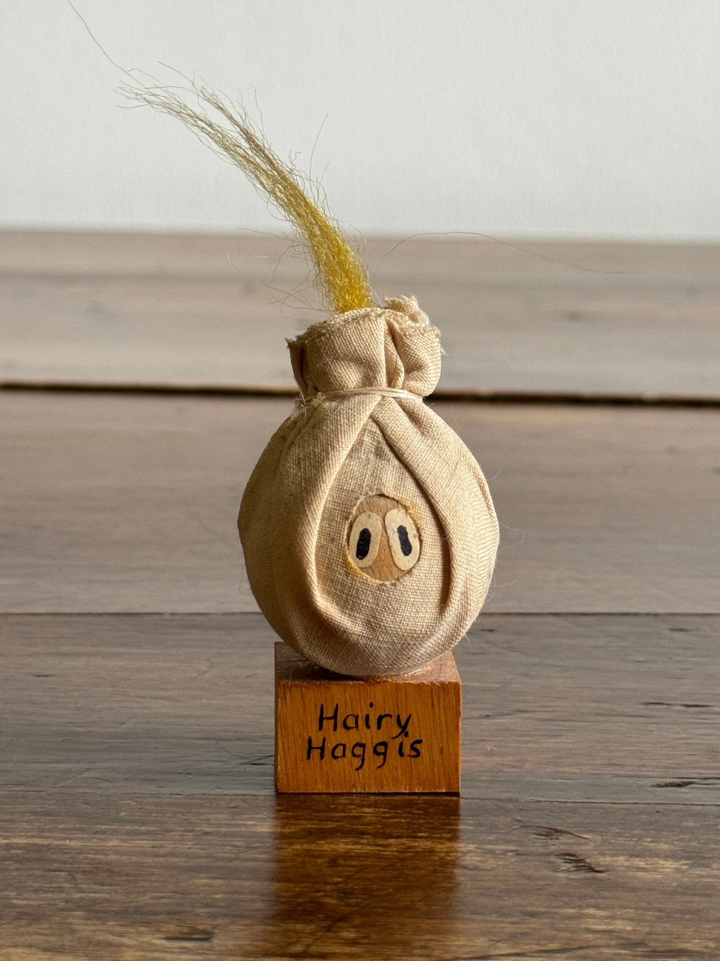 Hairy Haggis Mini Wood Figurine