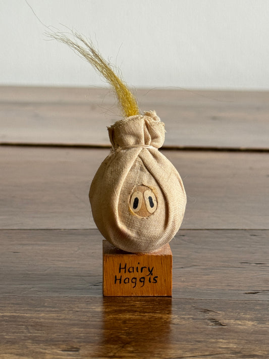 Hairy Haggis Mini Wood Figurine