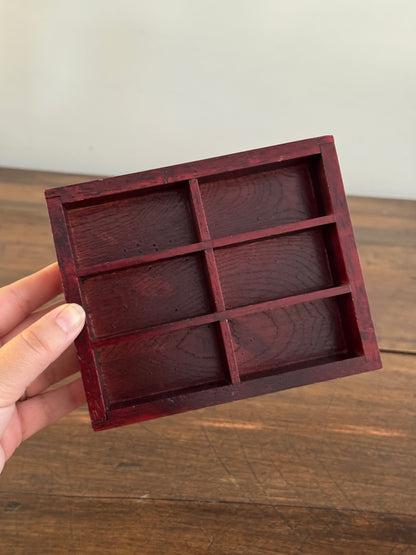 Small Curio Shelf with Six Small Cubbies