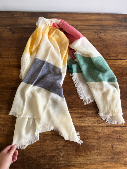 Hudson’s Bay Company Lightweight Coloured Stripe Scarf