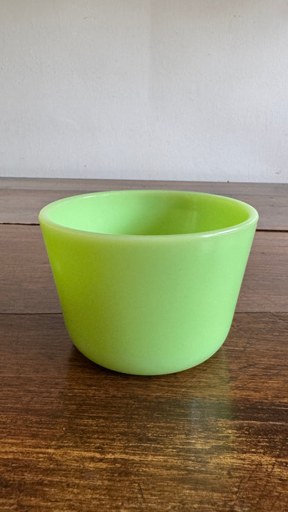 Vintage Jadeite Green Glass Dish by McKee - Glows