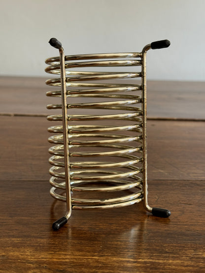 Vintage Coil Letter Holder with Rubber Feet