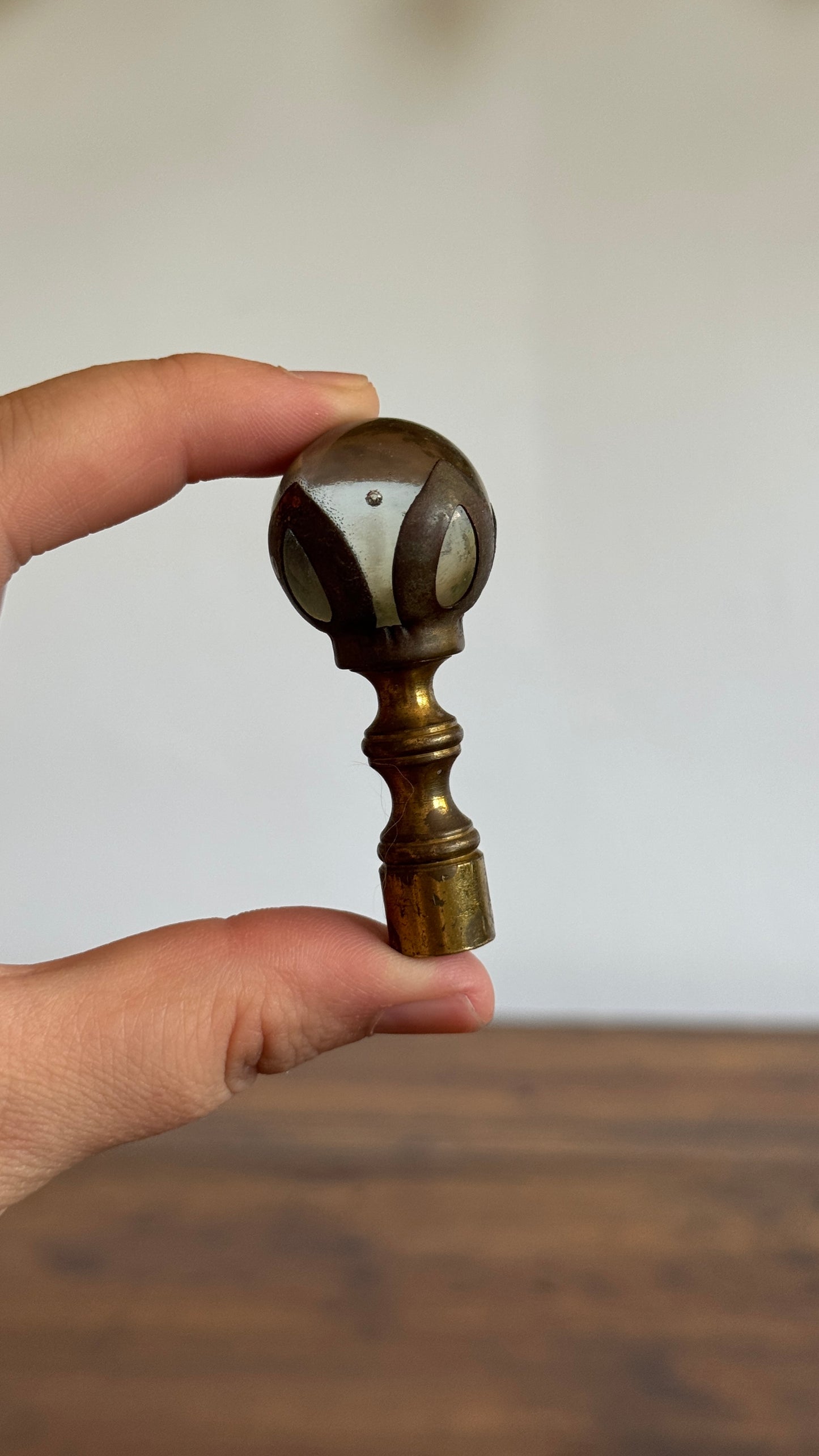 Pick One: Vintage Glass Marble Lamp Finial