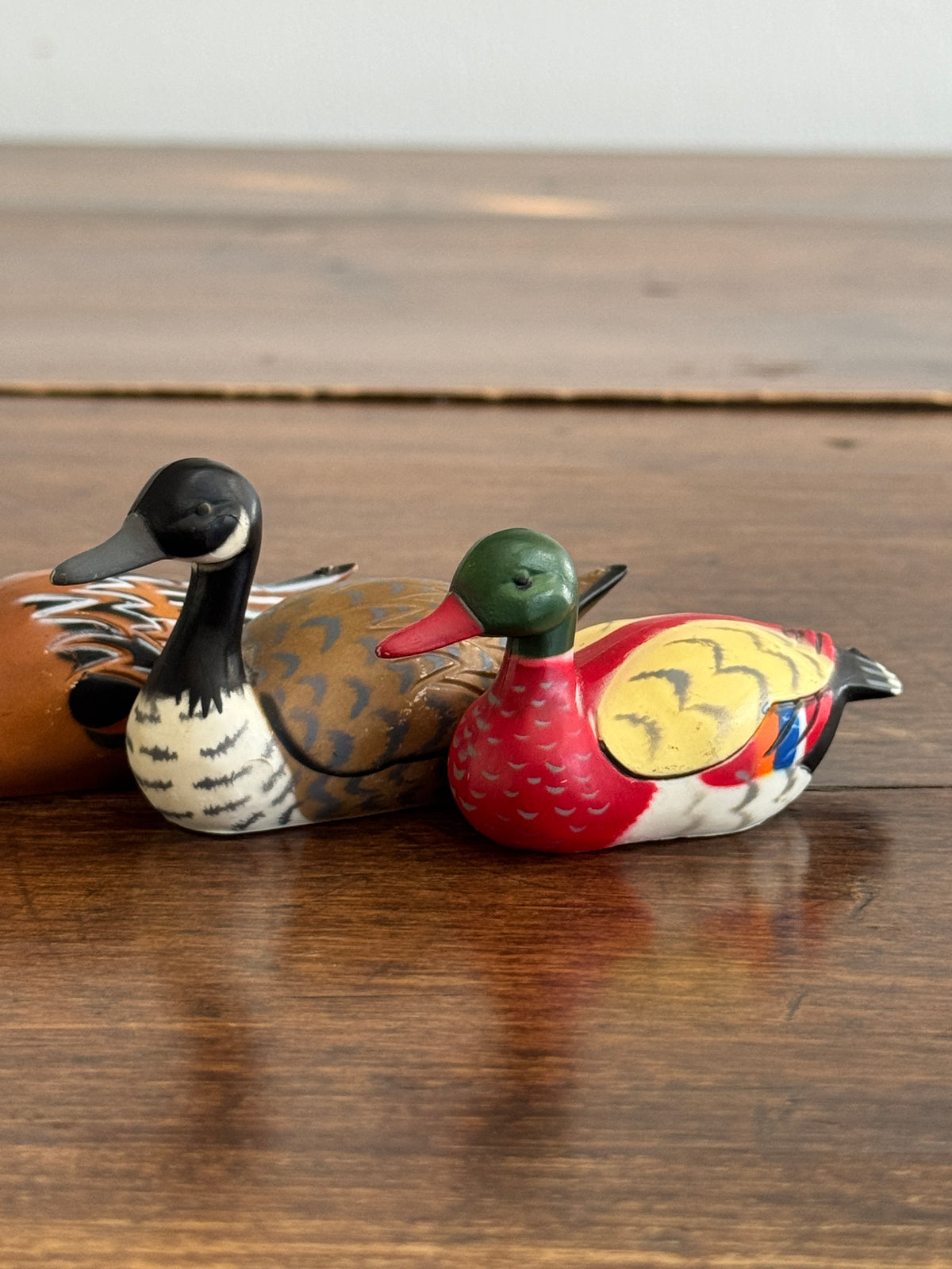PICK ONE: Single Vintage Miniature/Small Plastic Duck or Goose Figurine