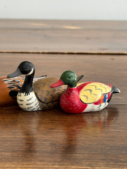 PICK ONE: Single Vintage Miniature/Small Plastic Duck or Goose Figurine