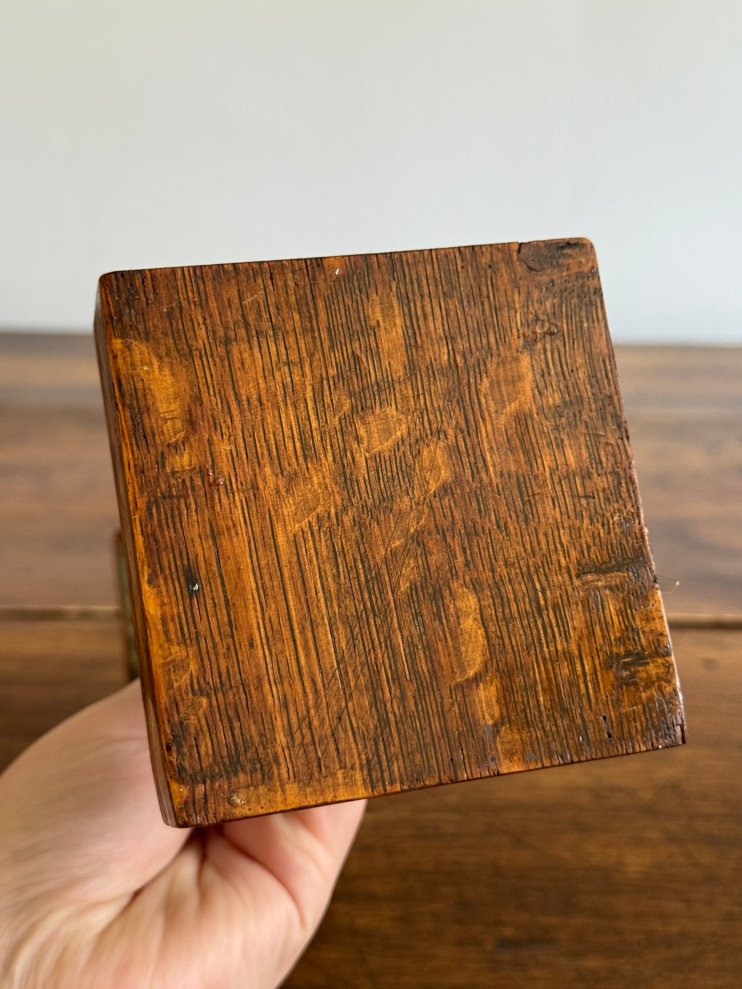 Hand Crafted Wood Display Stand - Squared Hat Stand