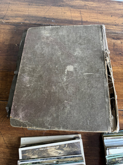 Mixed Vintage Scenic Postcards and Album
