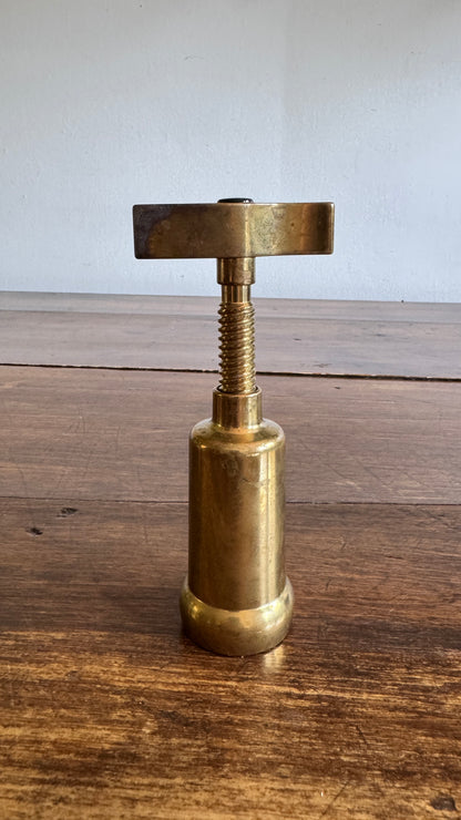 Vintage Brass Wine Corkscrew - Made in Italy
