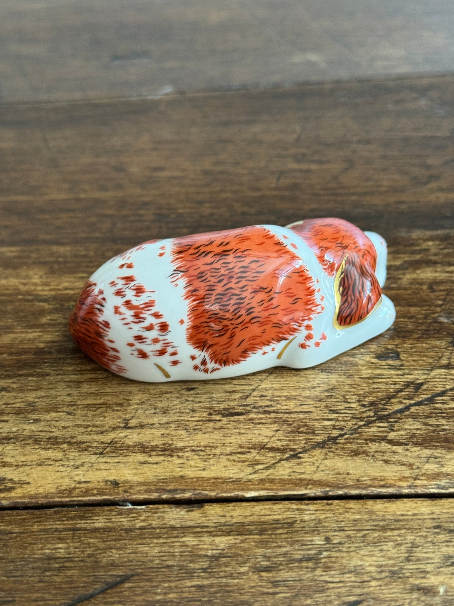Vintage Royal Crown Derby Puppy Figurine – 2000 Porcelain Collectors Guild - Made in England