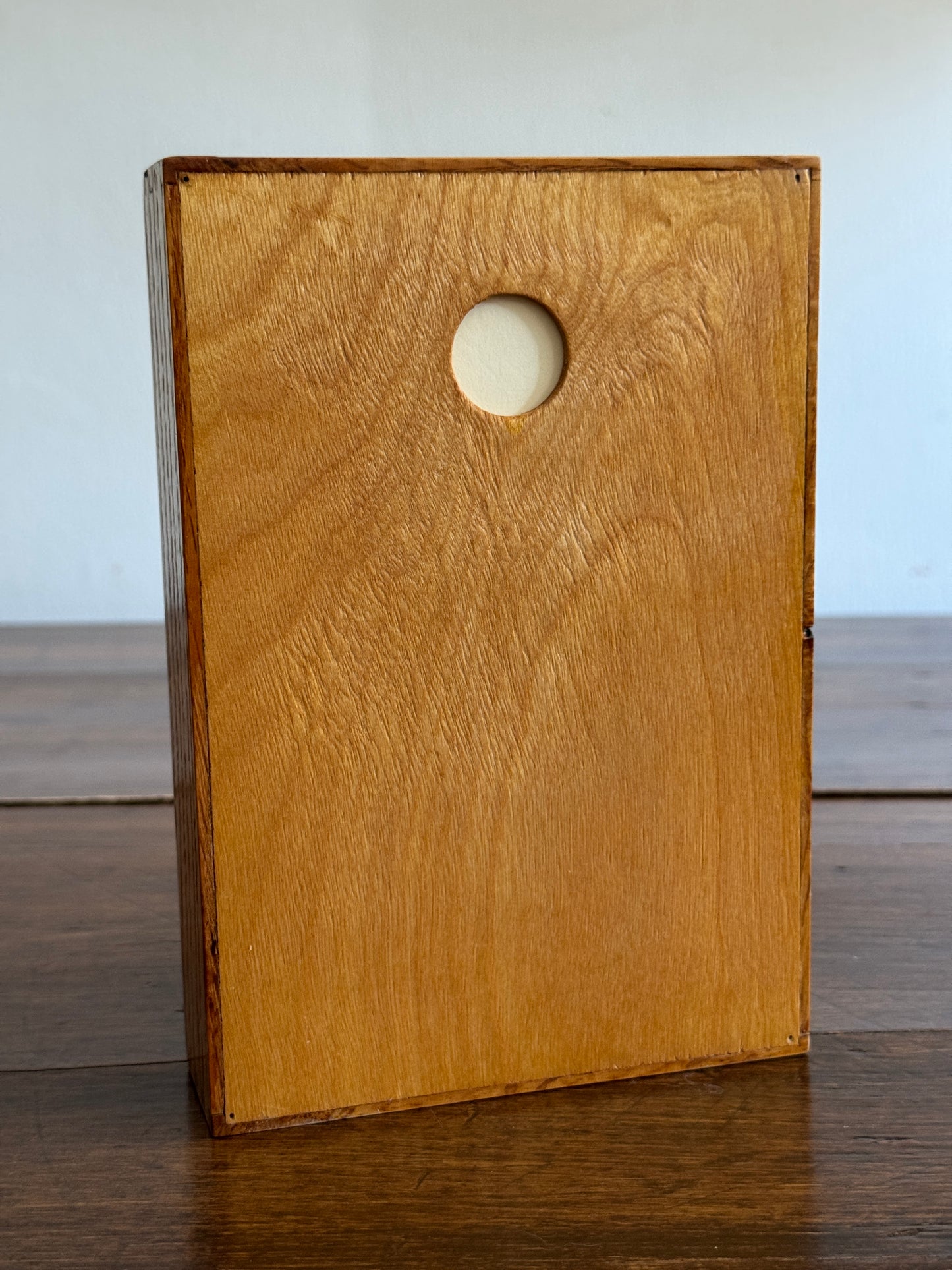 Small Wood Note Tray with Papers from Murray Hall