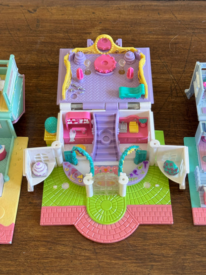 Mixed Lot of Empty Polly Pocket Houses - No Dolls