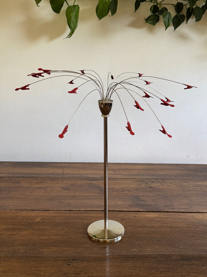 Umbra Silver-Tone and Red Photo Clip Stand