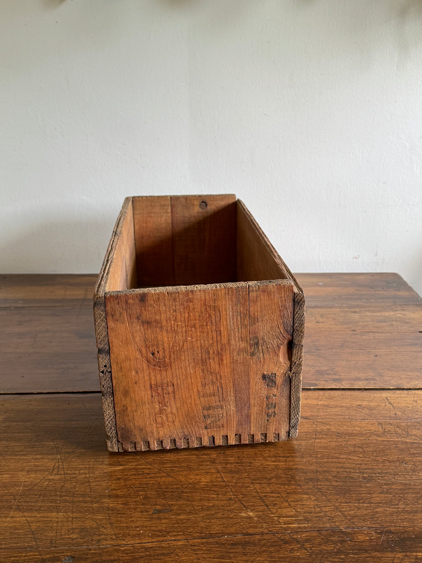 Dynamite Forcite CIL Wooden Crate Half