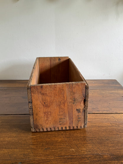 Dynamite Forcite CIL Wooden Crate Half