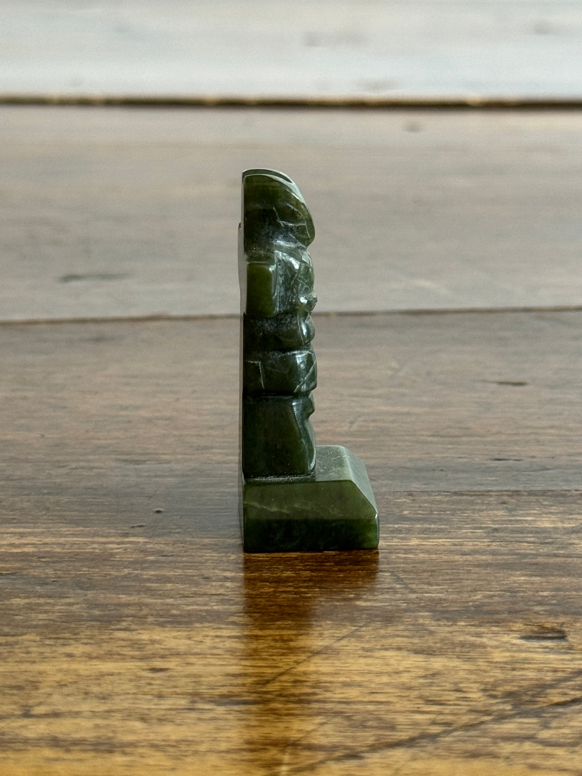Miniature Stone Totem Pole