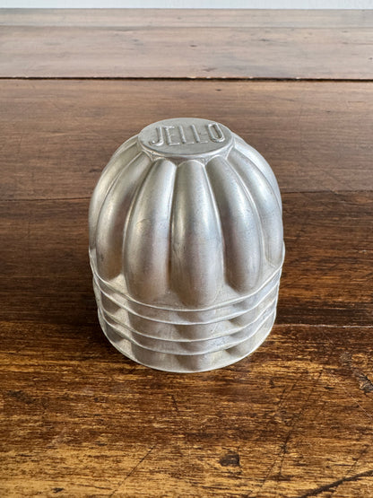 Set of Five Vintage Jello Branded Dessert Kitchen Molds