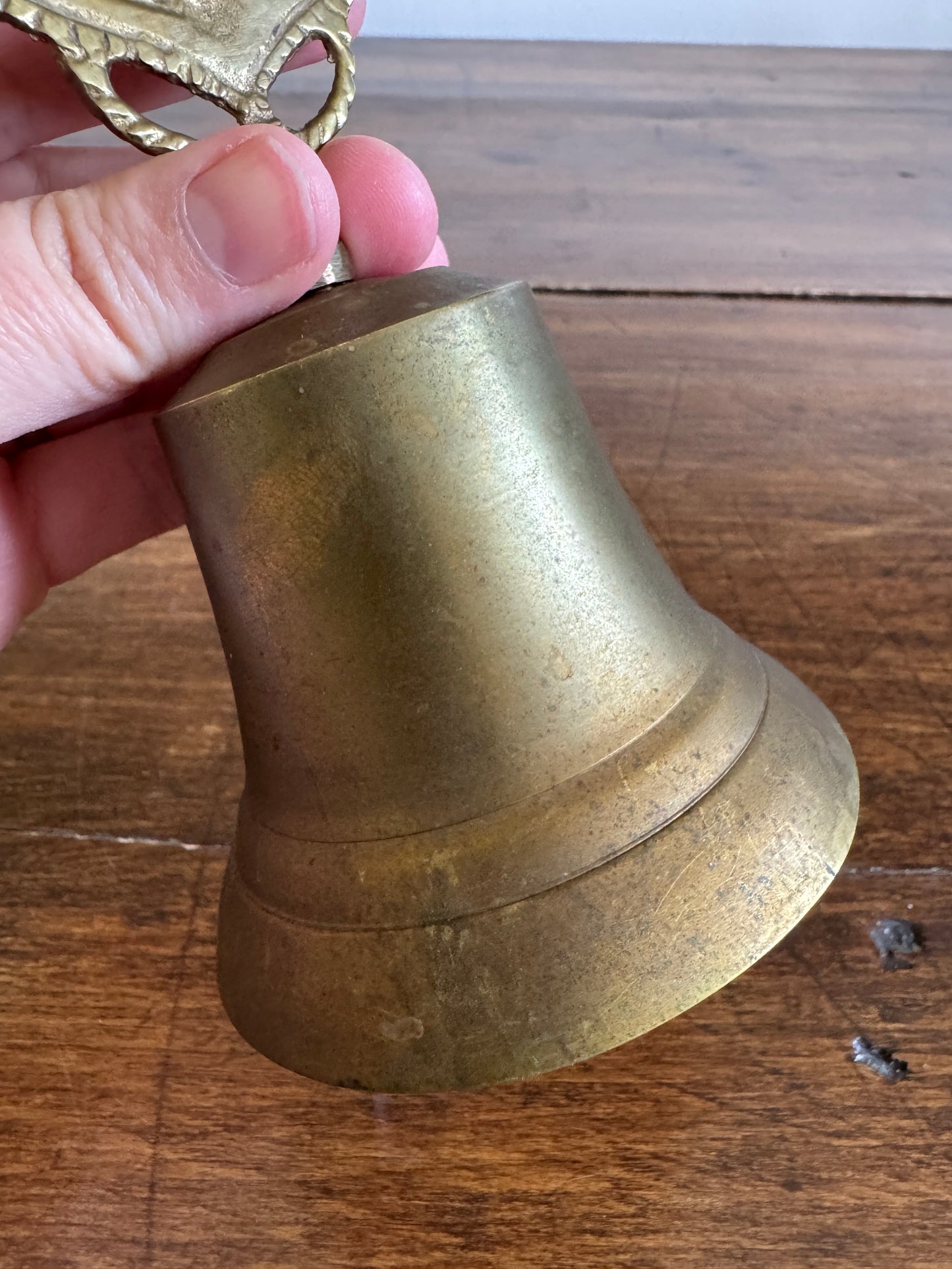 Vintage Brass Anchor Bell