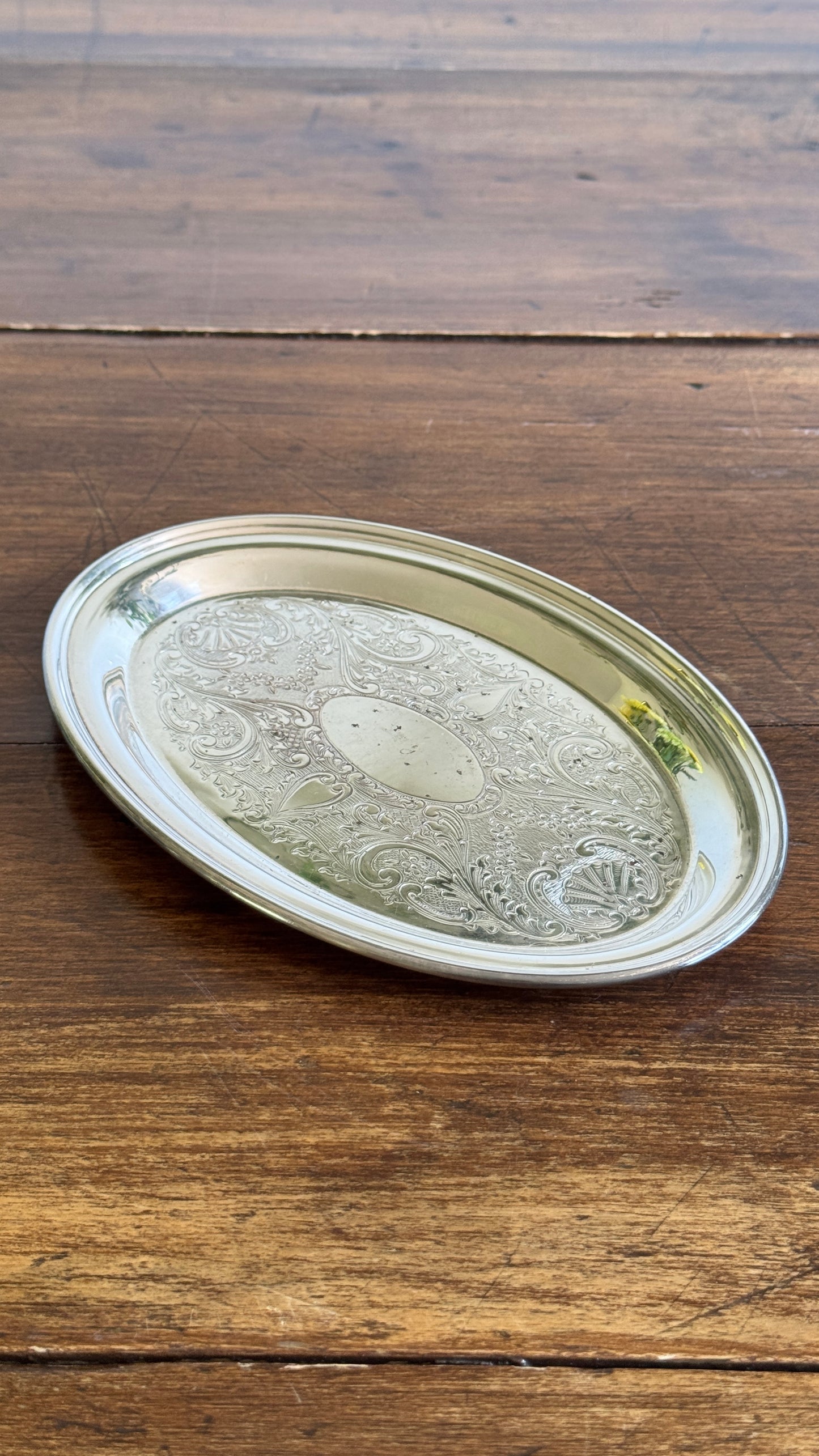 Small Oval Silver Trinket Dish - Silverware Products