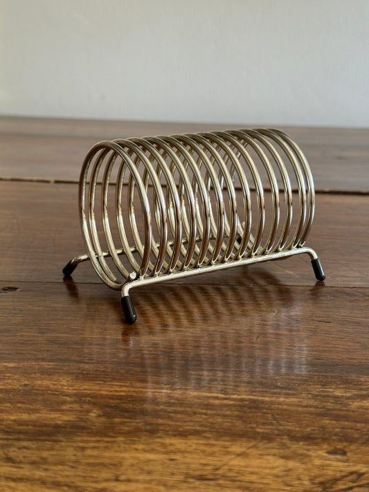 Vintage Coil Letter Holder with Rubber Feet