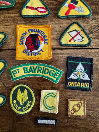 Mixed Lot of Embroidered Patches