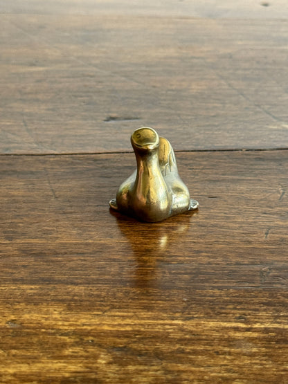 Miniature Brass Bird Figurine - Brass Duck/Swan Mini