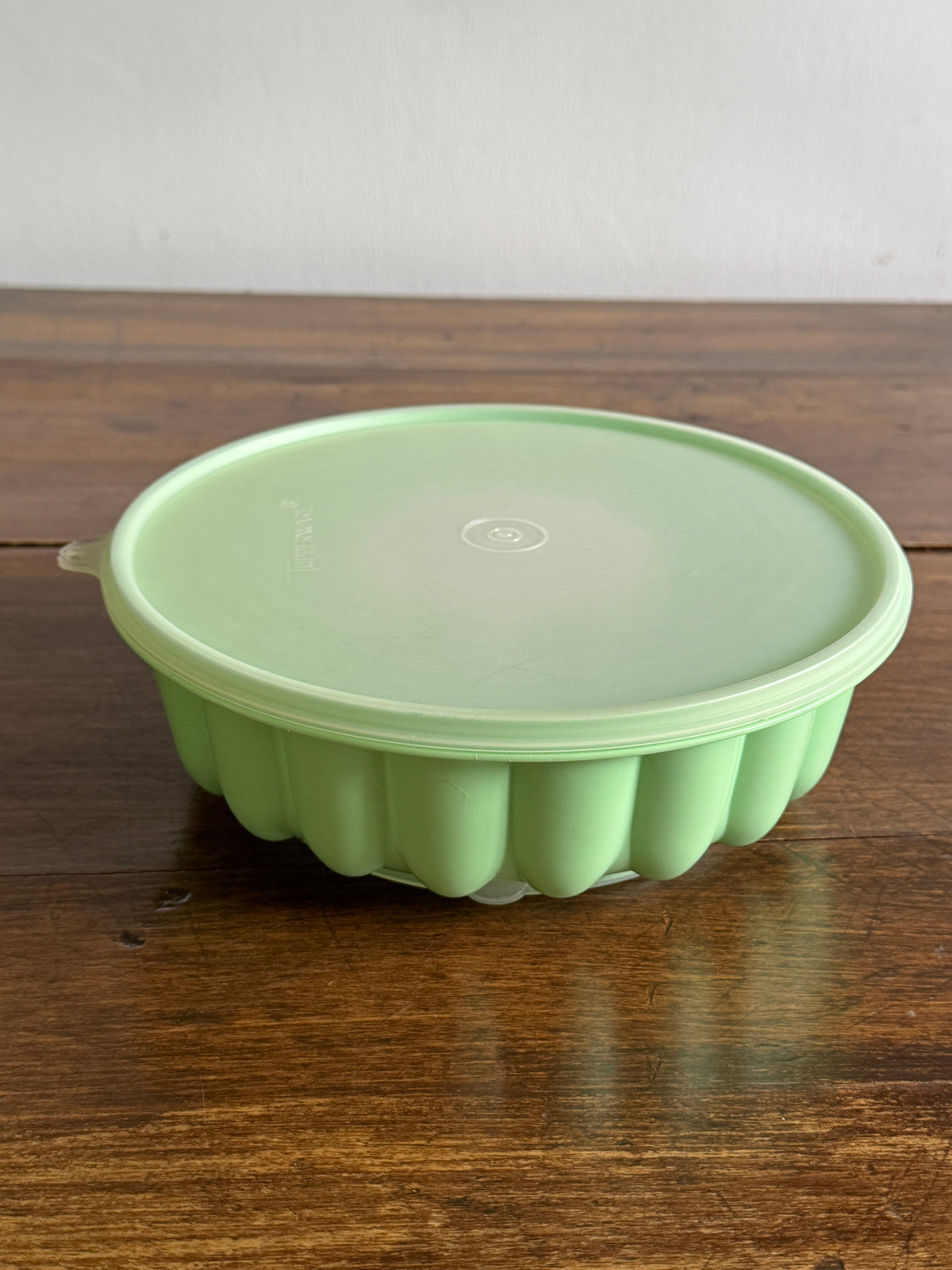 Vintage Green Plastic Tupperware Jello Ring Mold