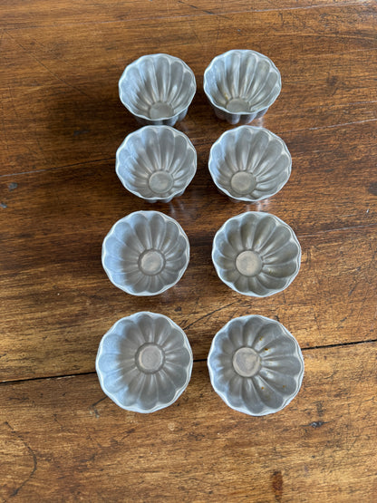 Set of Eight Vintage Dessert Kitchen Molds