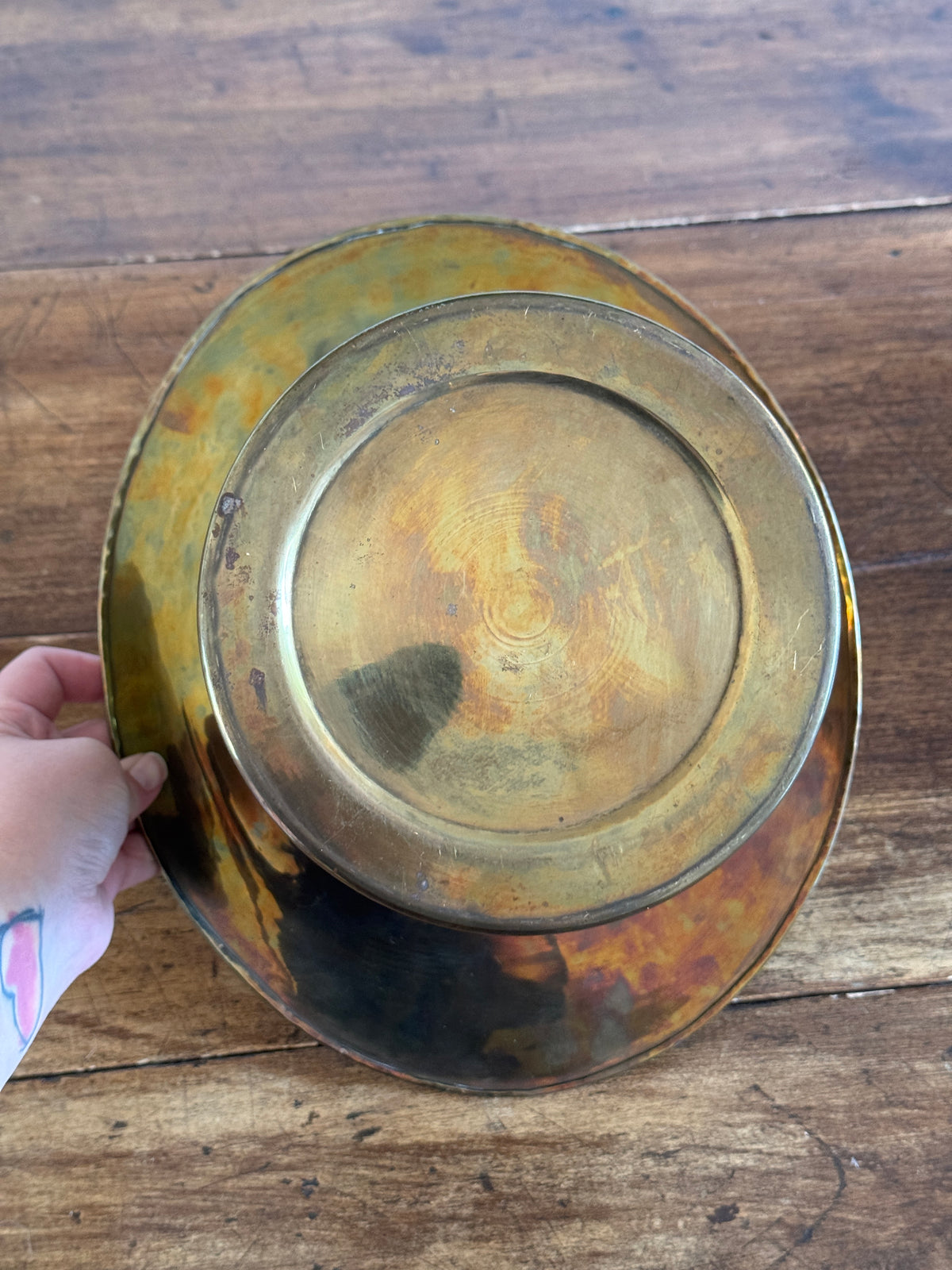 Vintage Large Brass Top Hat Ice Bucket - Vintage Brass Wine Chiller