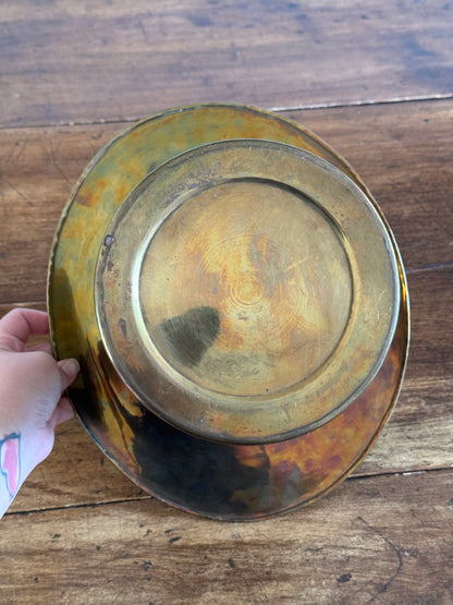 Vintage Large Brass Top Hat Ice Bucket - Vintage Brass Wine Chiller