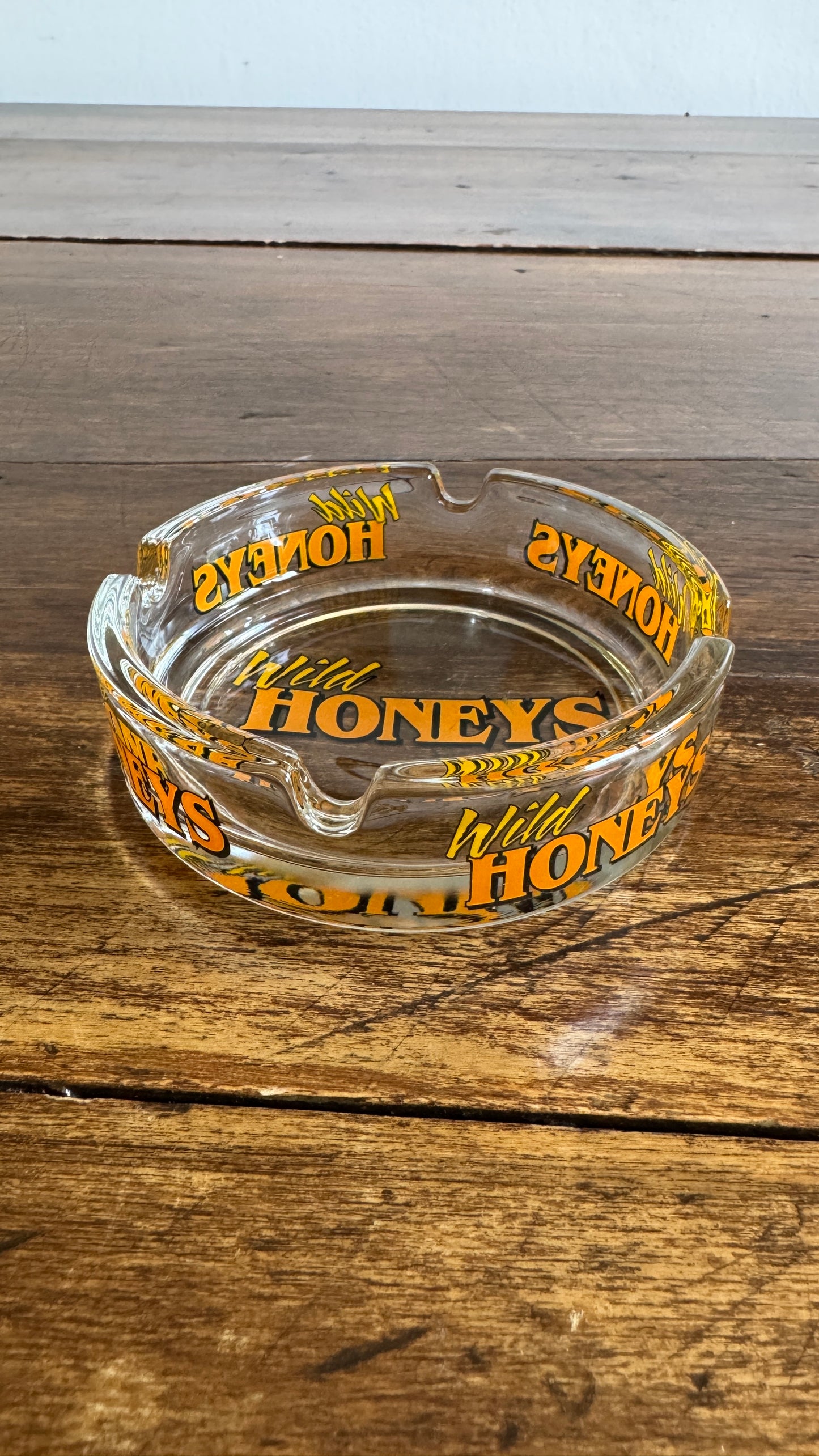 Wild Honeys Glass Ashtray