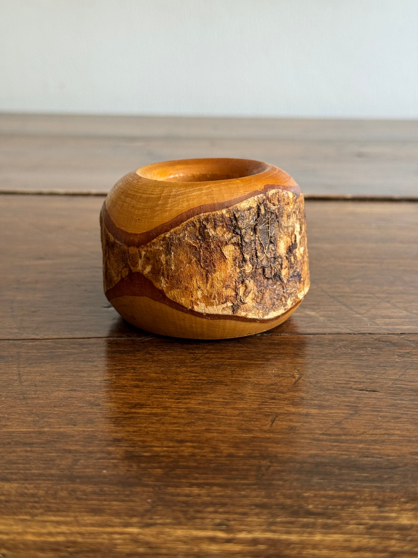 Wood Screw Style Nut Cracker with Live Edge Wood
