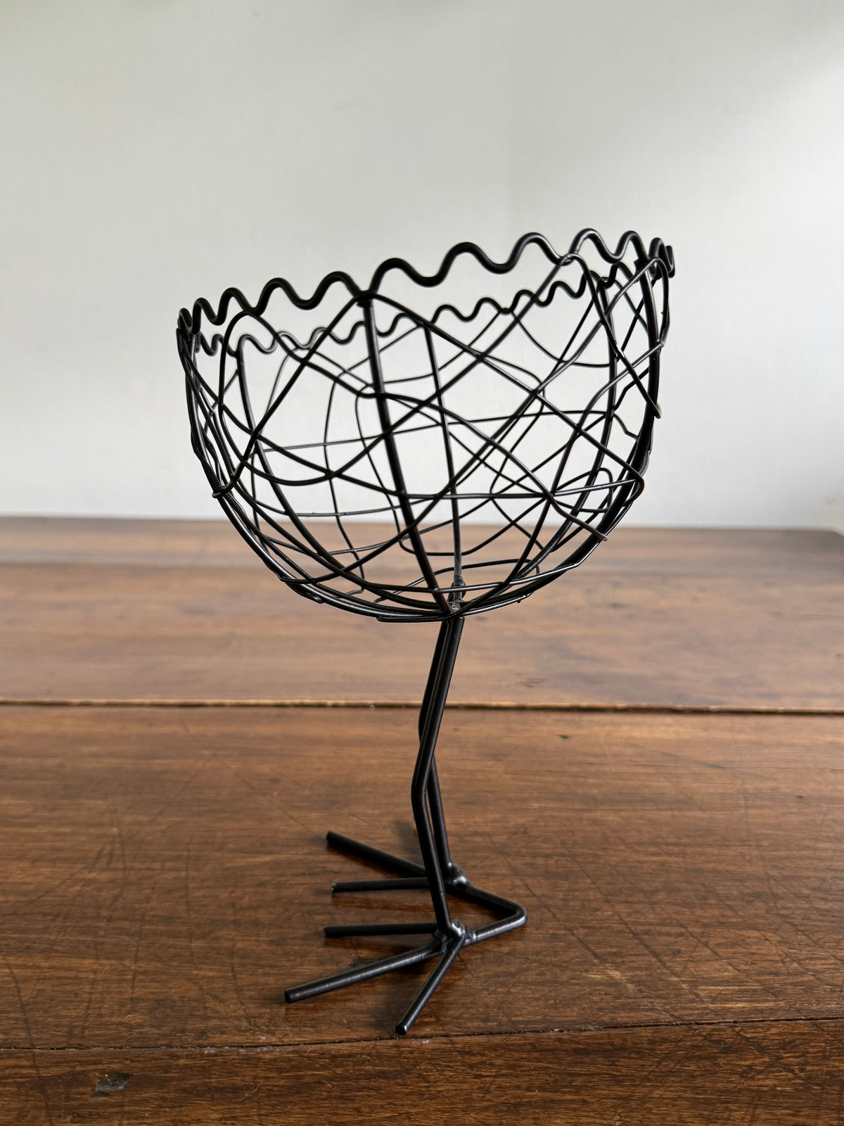 Lightweight Metal Wire Mesh Bird Leg Basket
